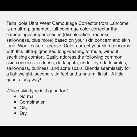 Lancôme Teint Idole Utra Wear Camouflage - Picture 5 of 6